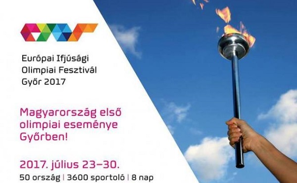 Szolnokon járt az EYOF-láng