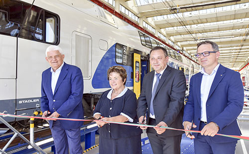 Átadták a MÁV-Start Zrt új karbantartó csarnokát Szolnokon