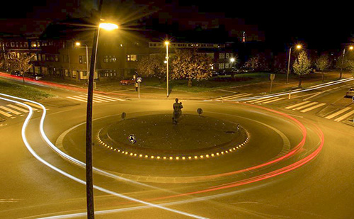 Körforgalmat építettek Szolnokon